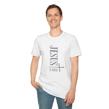 Unisex Softstyle T-Shirt | Jesus is King Inspirational Tee