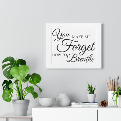 Poster Print - Black and White Love Quote