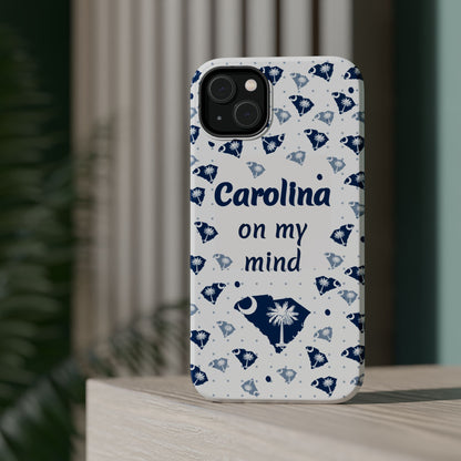 Carolina On My Mind Magnetic Tough Case for iPhone - Coastal Vibes, Perfect Gift for Beach Lovers