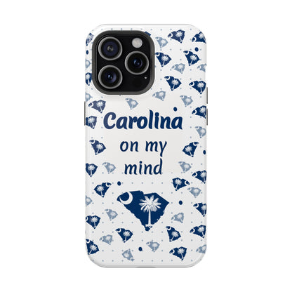 Carolina On My Mind Magnetic Tough Case for iPhone - Coastal Vibes, Perfect Gift for Beach Lovers