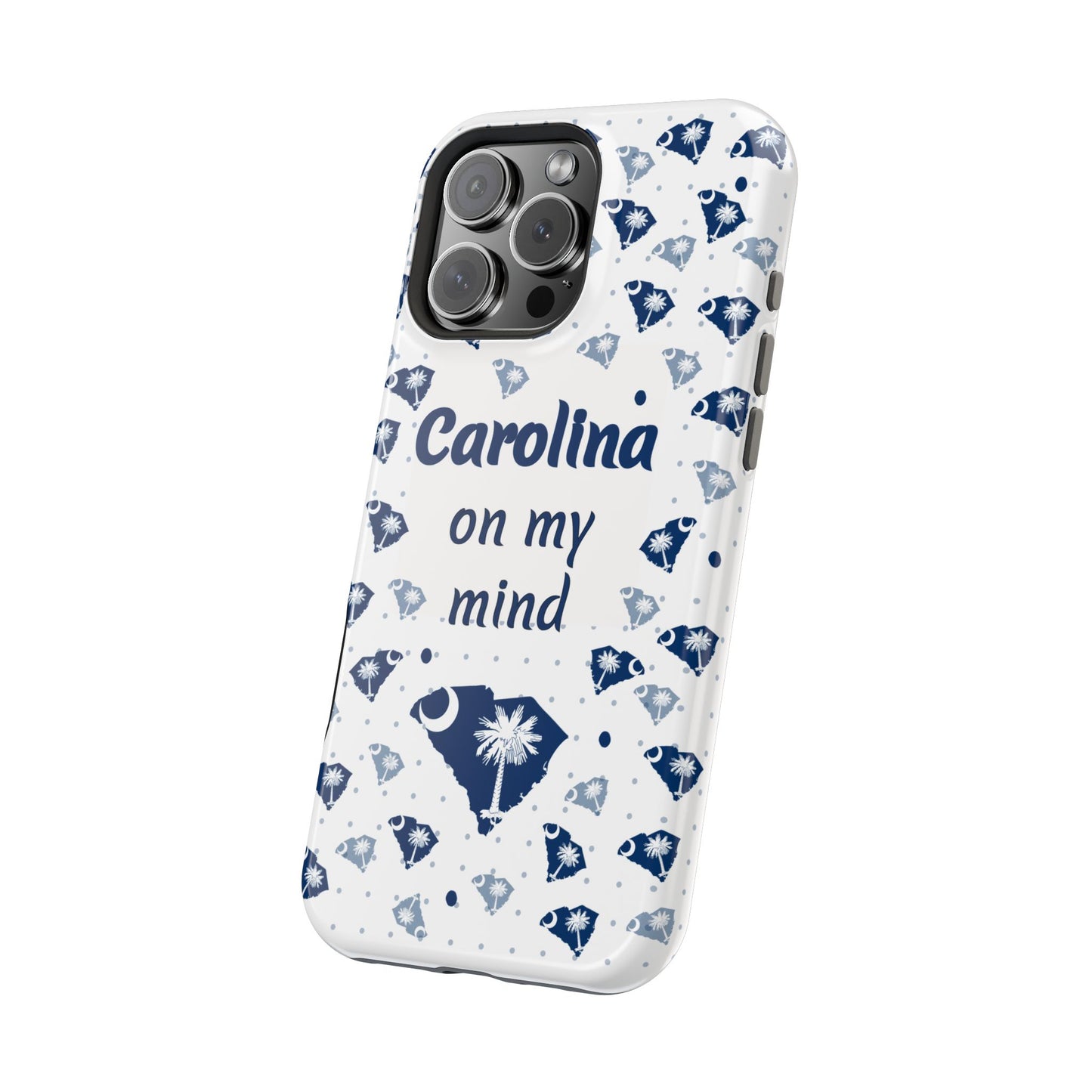 Carolina On My Mind Magnetic Tough Case for iPhone - Coastal Vibes, Perfect Gift for Beach Lovers