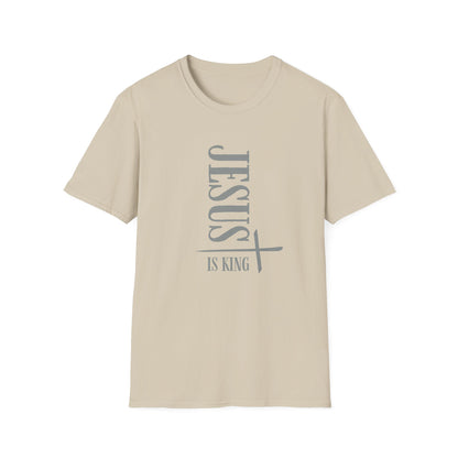 Unisex Softstyle T-Shirt | Jesus is King Inspirational Tee