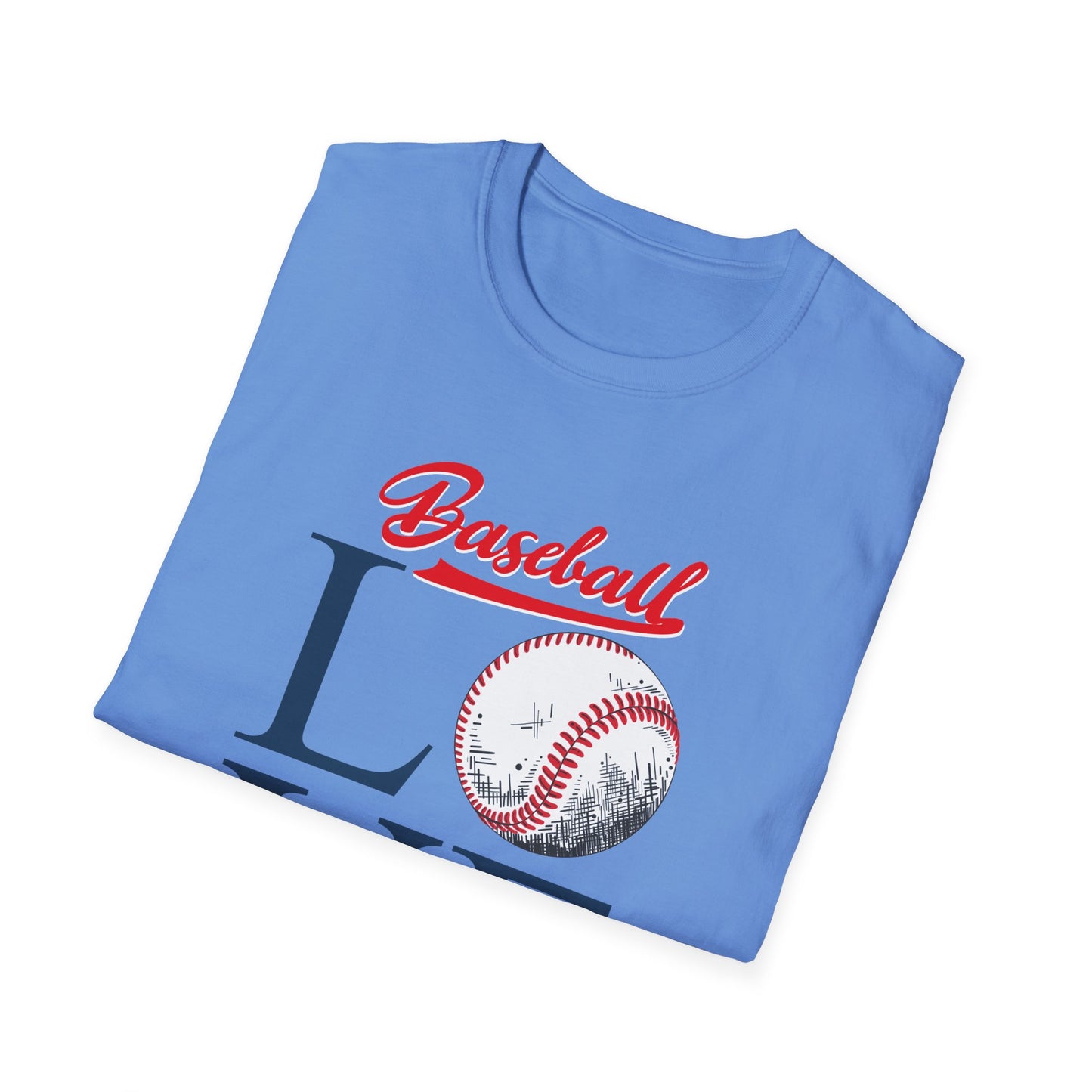 Baseball Love Unisex Softstyle T-Shirt - Perfect for Sports Fans