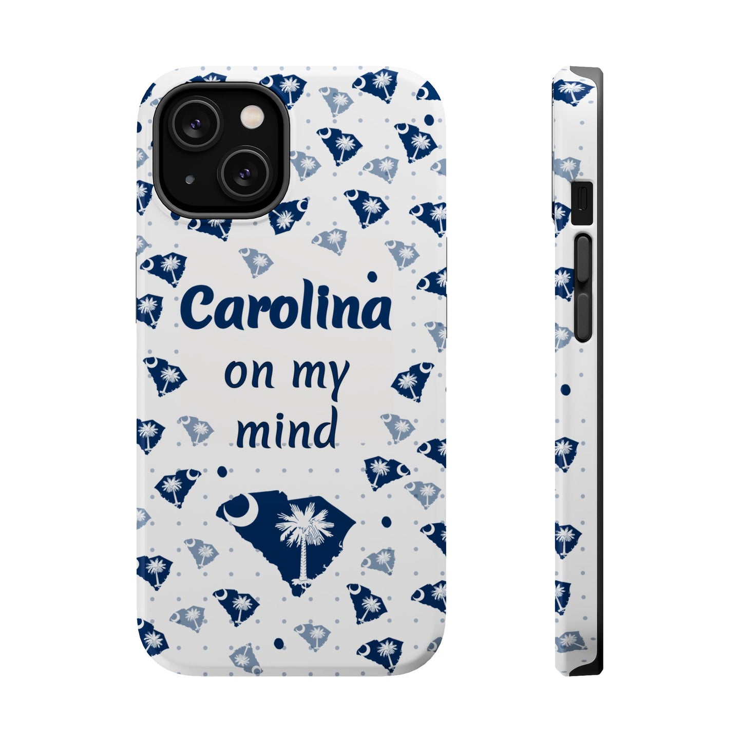 Carolina On My Mind Magnetic Tough Case for iPhone - Coastal Vibes, Perfect Gift for Beach Lovers