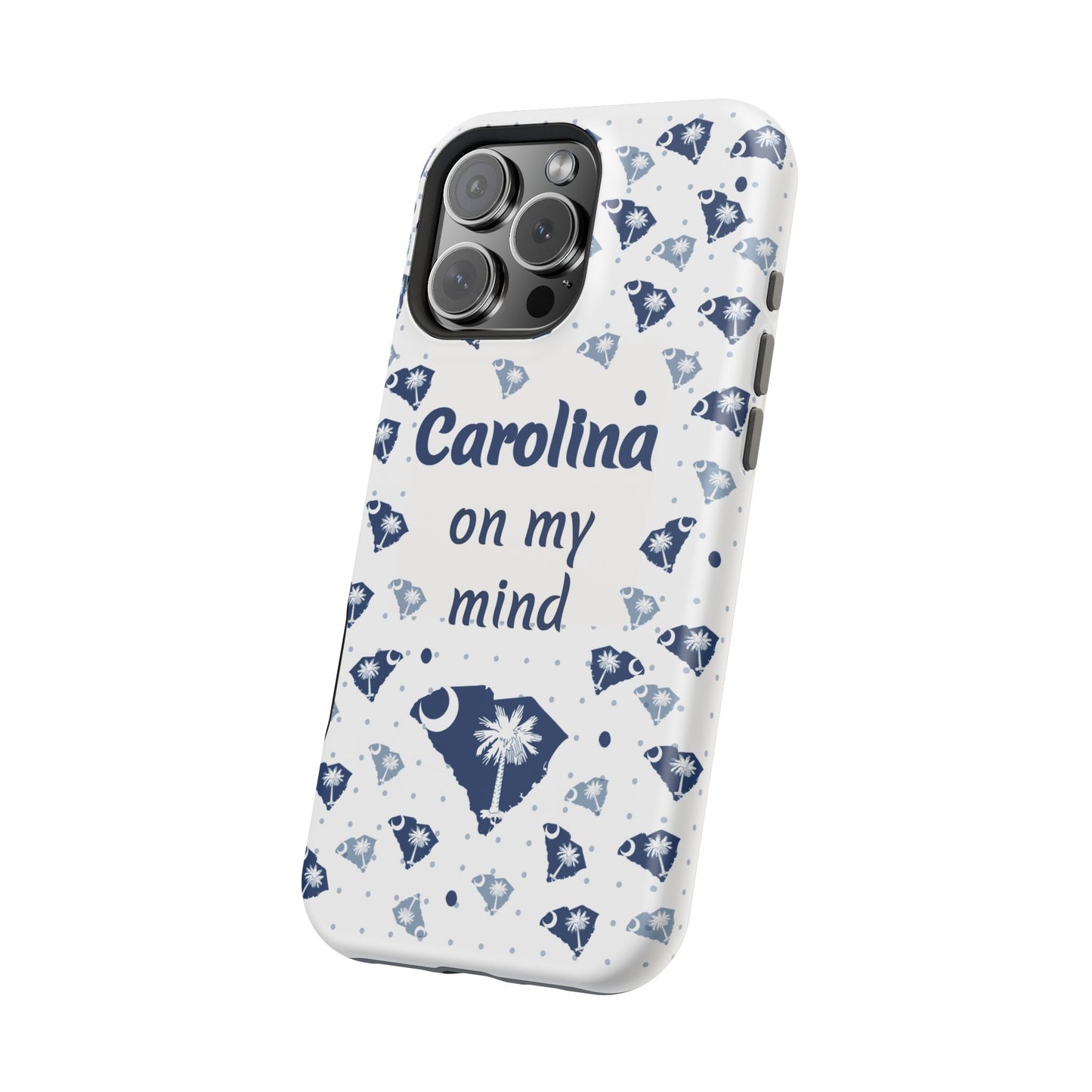 Carolina On My Mind Magnetic Tough Case for iPhone - Coastal Vibes, Perfect Gift for Beach Lovers