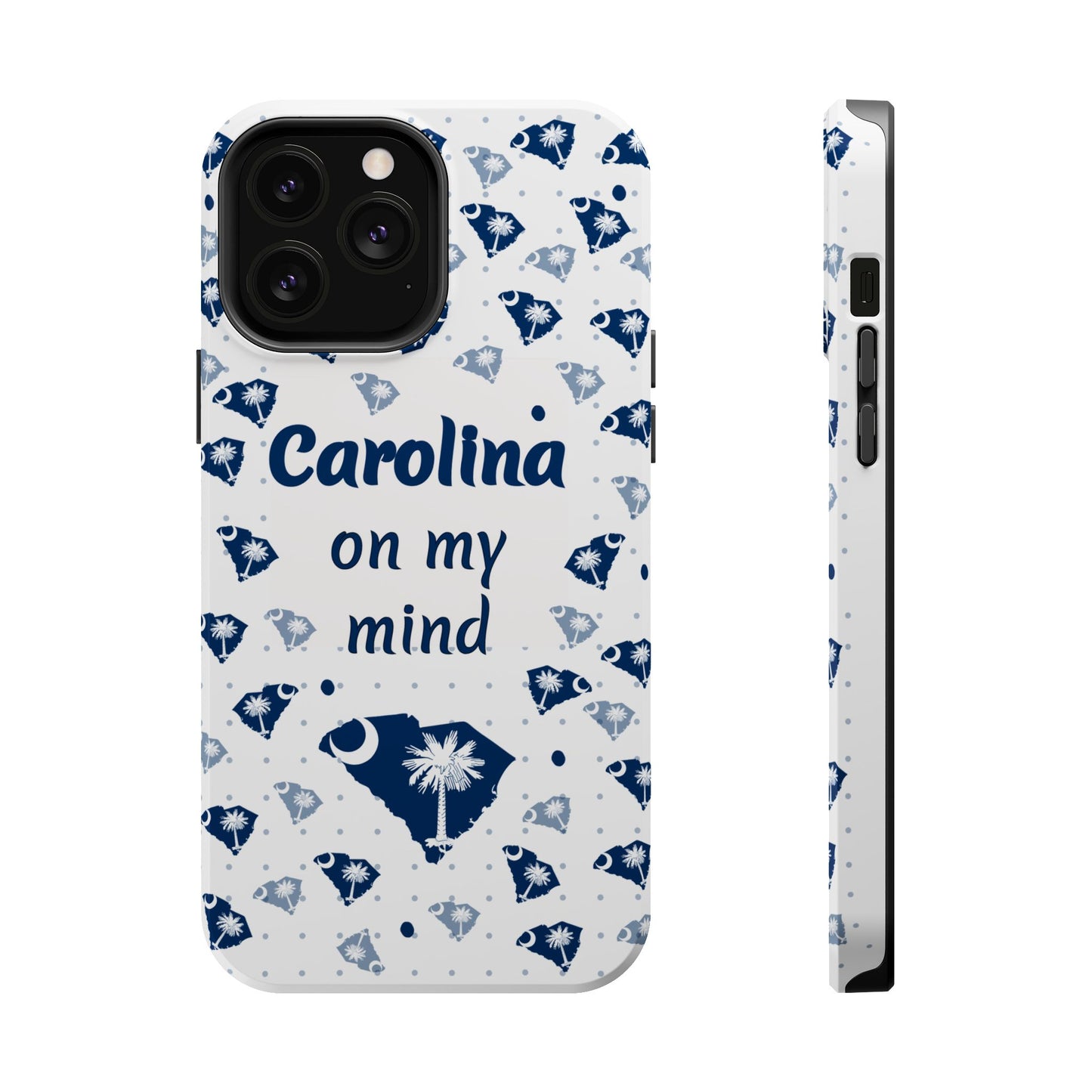 Carolina On My Mind Magnetic Tough Case for iPhone - Coastal Vibes, Perfect Gift for Beach Lovers