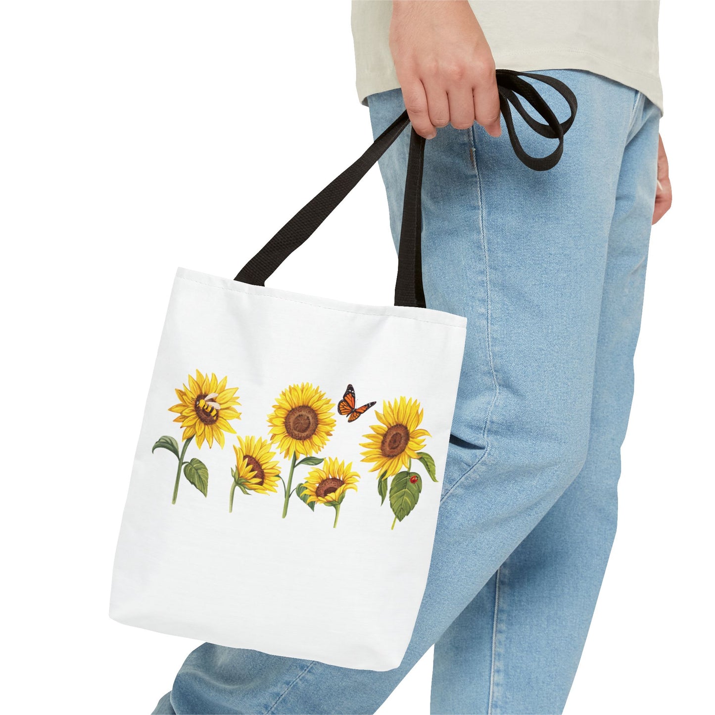 Sunflower Tote Bag - Vibrant Floral Design for Eco-friendly Style