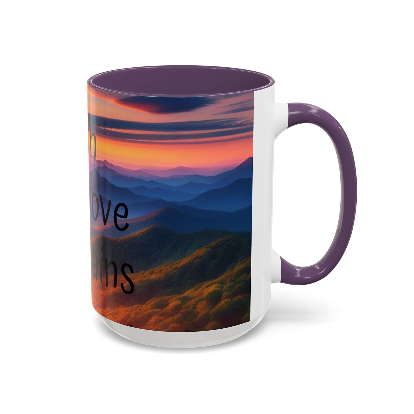 Inspiring Faith Mountains Ceramic Mug - Motivational Coffee Cup for Nature Lovers