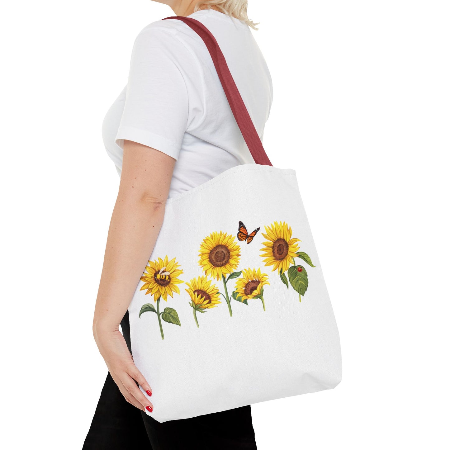 Sunflower Tote Bag - Vibrant Floral Design for Eco-friendly Style