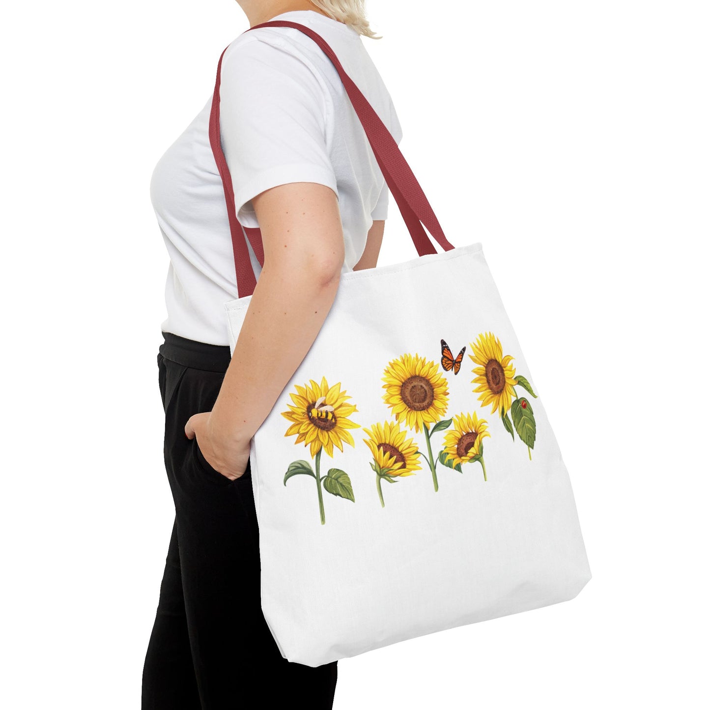 Sunflower Tote Bag - Vibrant Floral Design for Eco-friendly Style