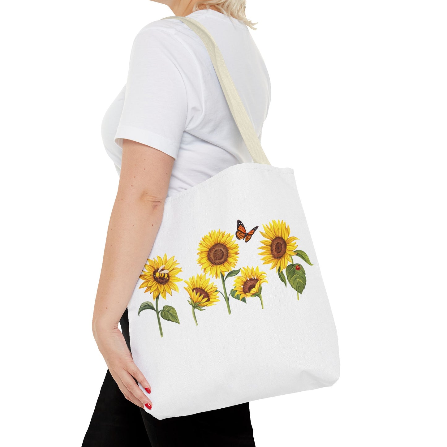 Sunflower Tote Bag - Vibrant Floral Design for Eco-friendly Style