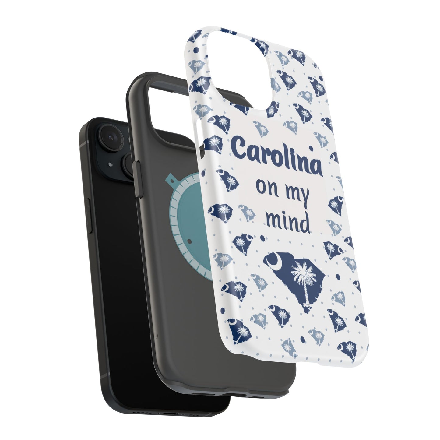 Carolina On My Mind Magnetic Tough Case for iPhone - Coastal Vibes, Perfect Gift for Beach Lovers