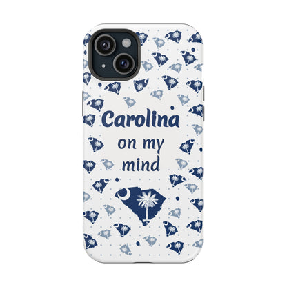 Carolina On My Mind Magnetic Tough Case for iPhone - Coastal Vibes, Perfect Gift for Beach Lovers