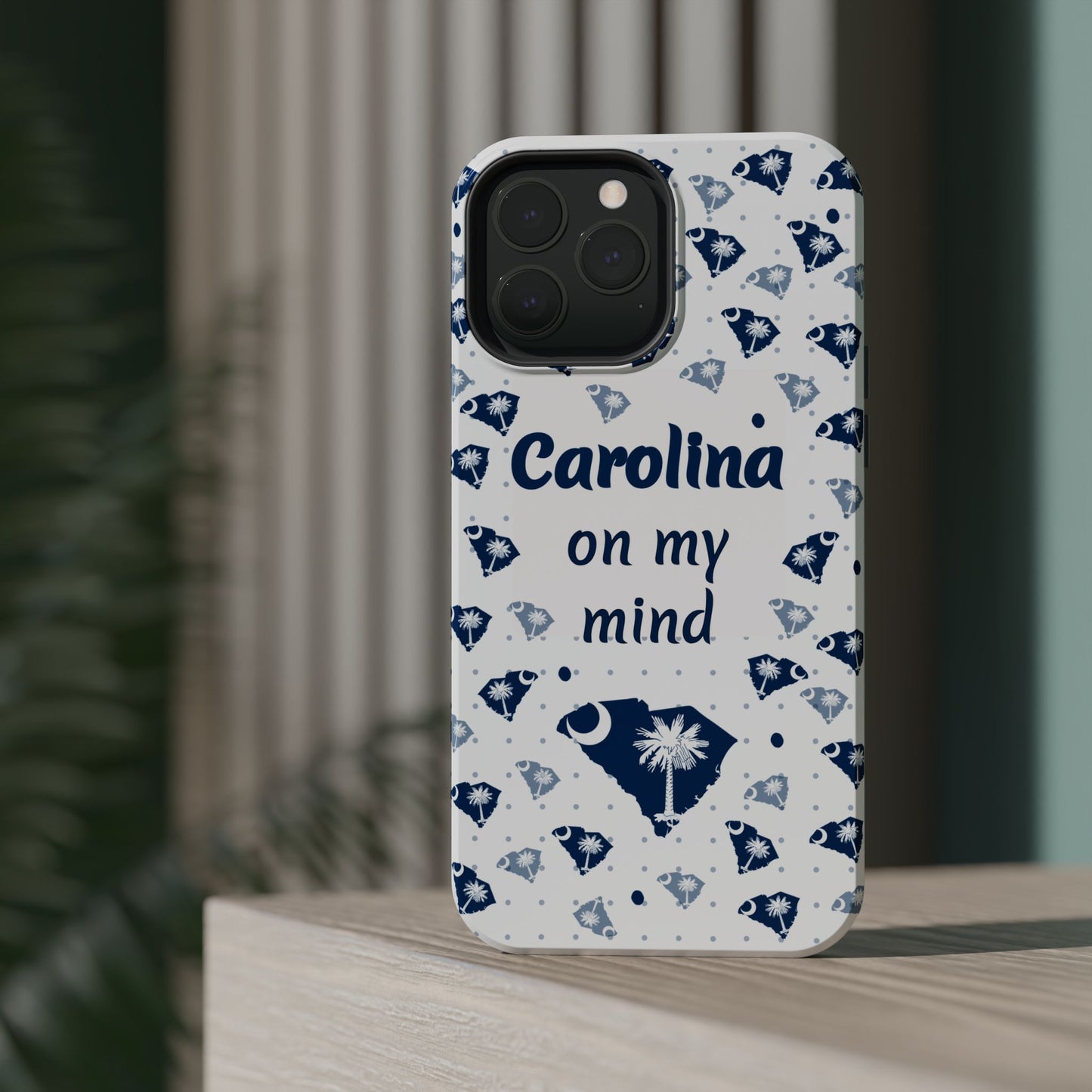 Carolina On My Mind Magnetic Tough Case for iPhone - Coastal Vibes, Perfect Gift for Beach Lovers