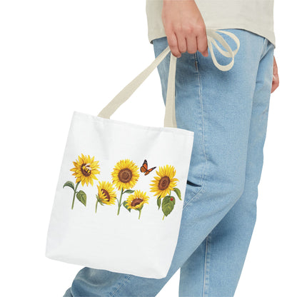 Sunflower Tote Bag - Vibrant Floral Design for Eco-friendly Style