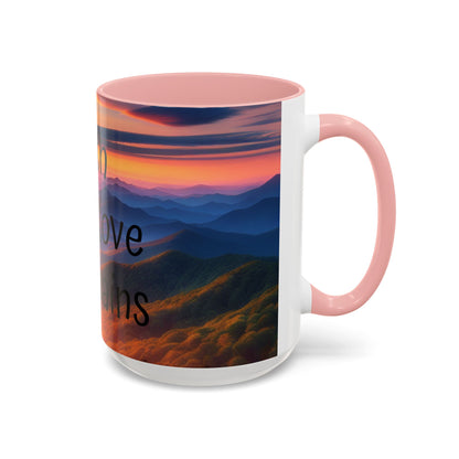 Inspiring Faith Mountains Ceramic Mug - Motivational Coffee Cup for Nature Lovers