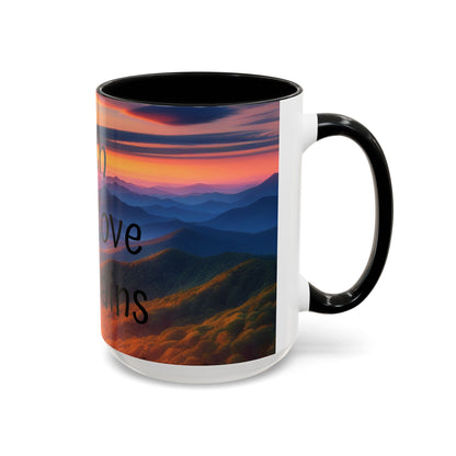 Inspiring Faith Mountains Ceramic Mug - Motivational Coffee Cup for Nature Lovers