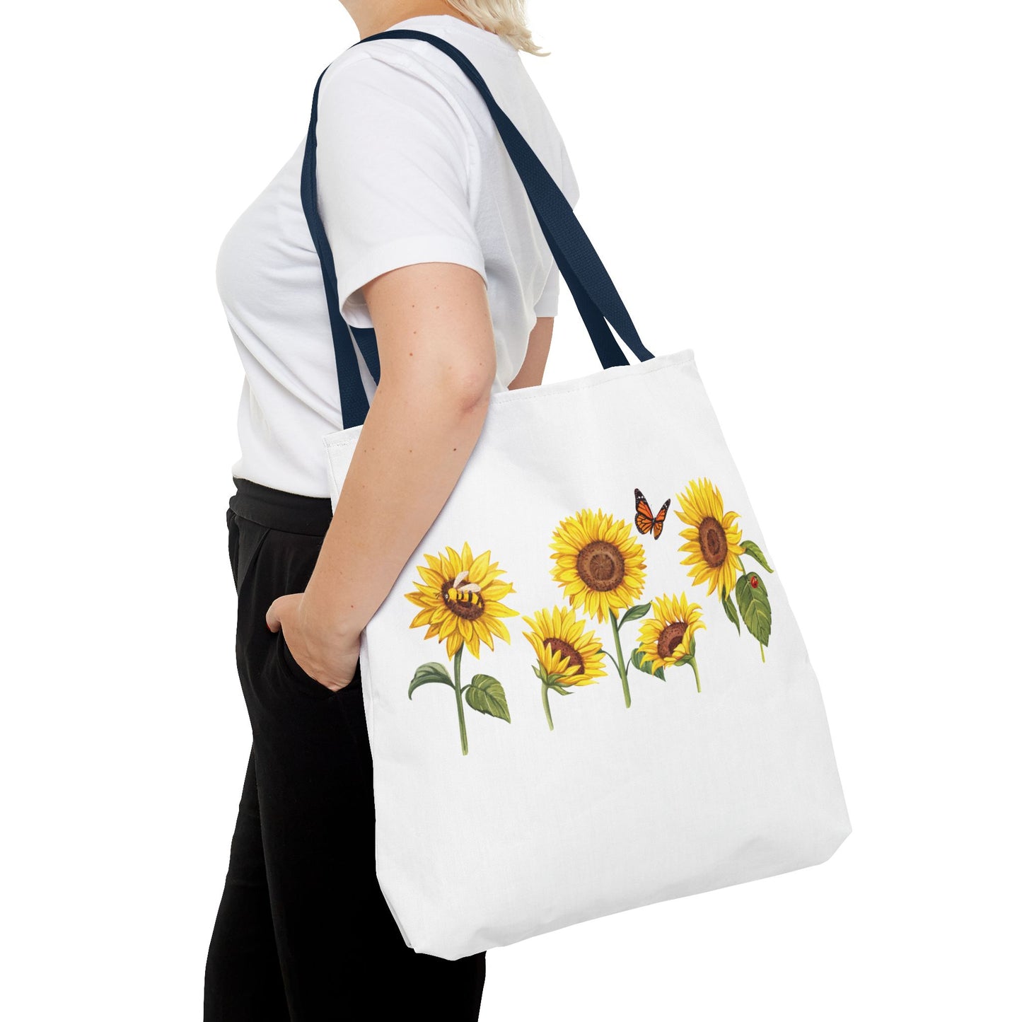 Sunflower Tote Bag - Vibrant Floral Design for Eco-friendly Style