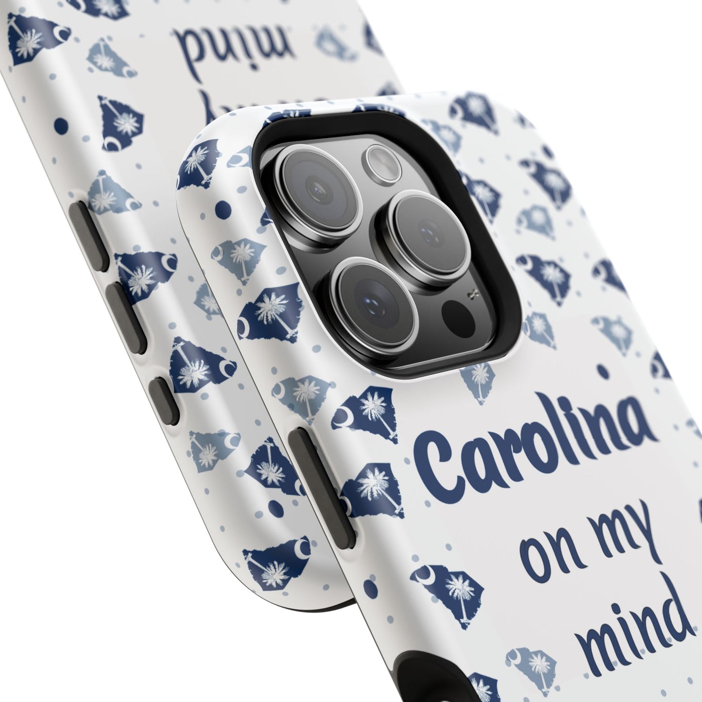 Carolina On My Mind Magnetic Tough Case for iPhone - Coastal Vibes, Perfect Gift for Beach Lovers