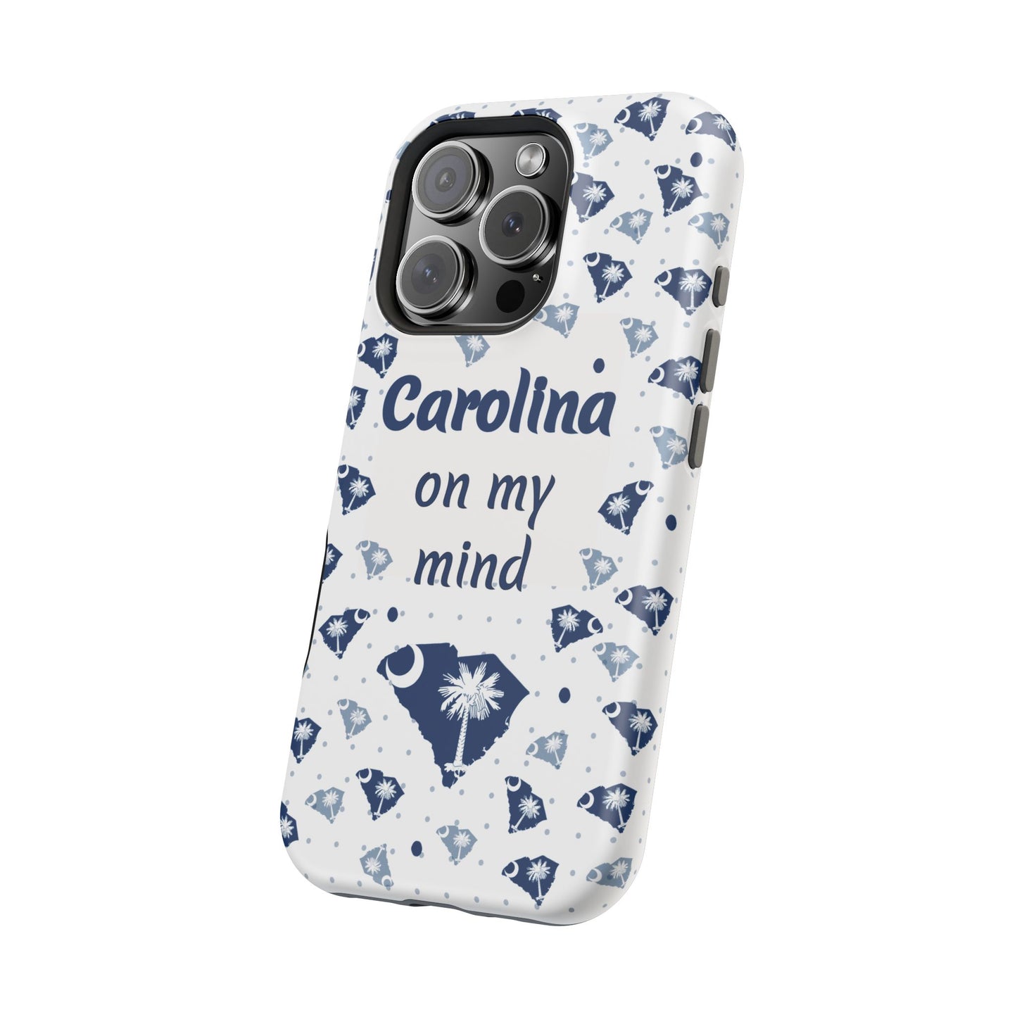 Carolina On My Mind Magnetic Tough Case for iPhone - Coastal Vibes, Perfect Gift for Beach Lovers