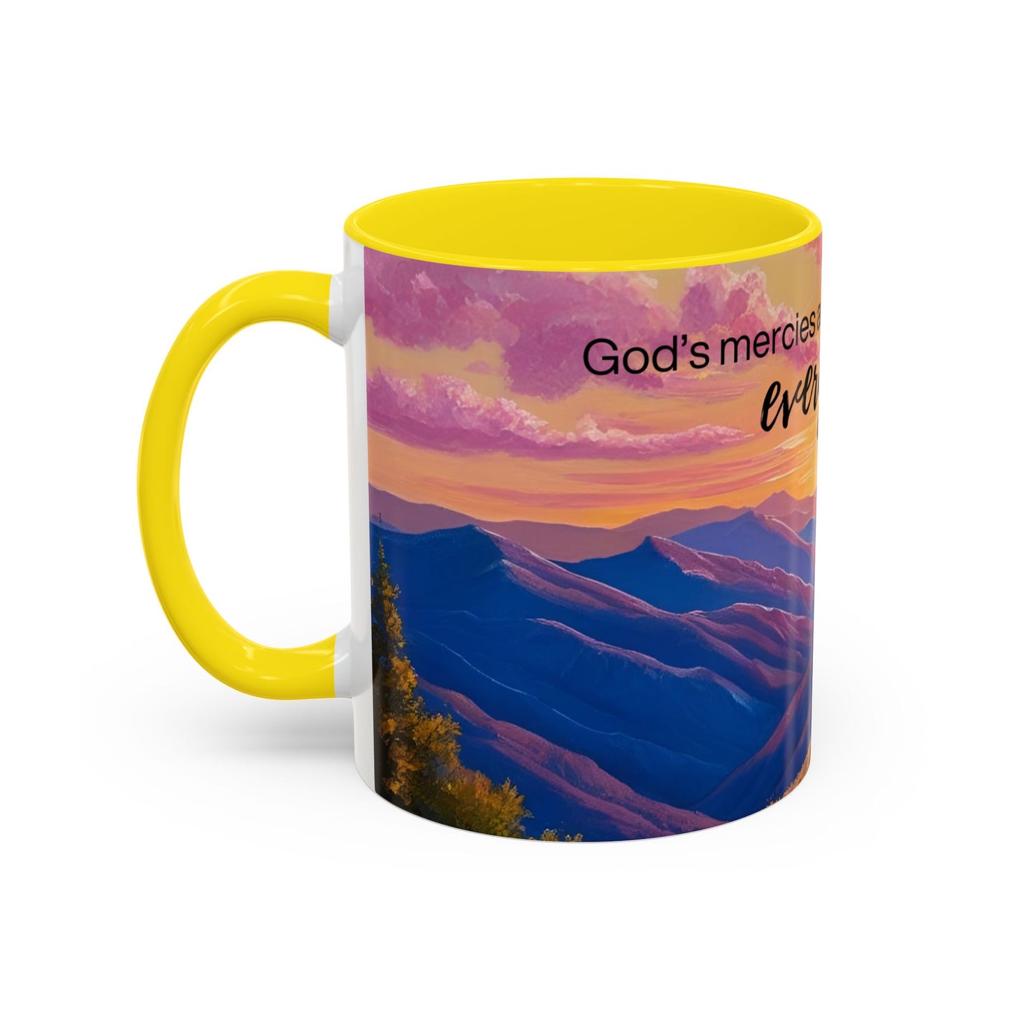 Inspirational Ceramic Mug - 'God's Mercies Are New Every Morning' - 11oz & 15oz