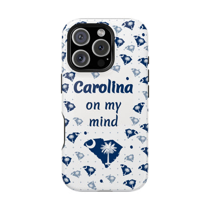 Carolina On My Mind Magnetic Tough Case for iPhone - Coastal Vibes, Perfect Gift for Beach Lovers