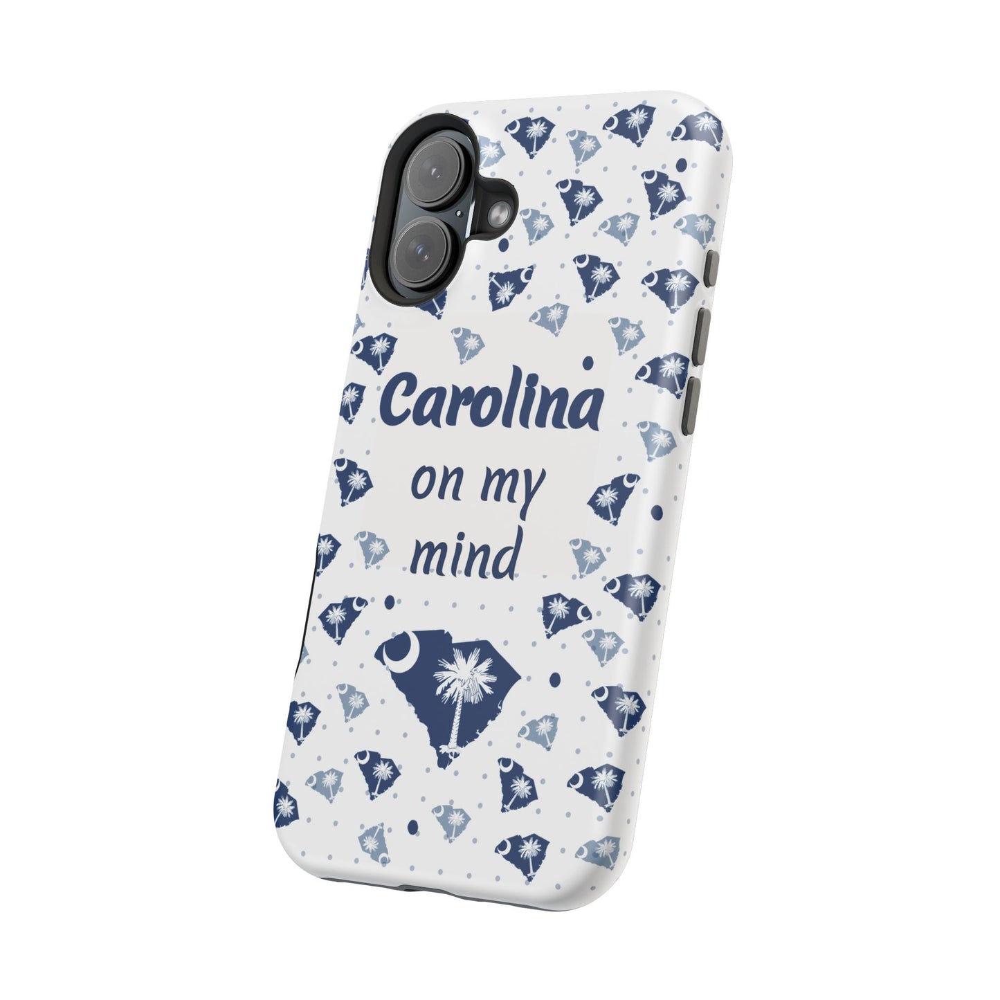 Carolina On My Mind Magnetic Tough Case for iPhone - Coastal Vibes, Perfect Gift for Beach Lovers