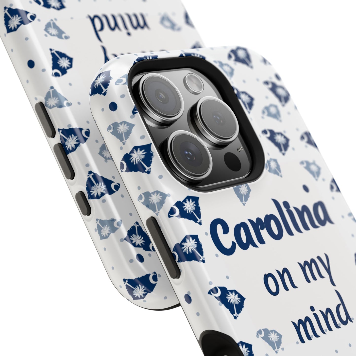 Carolina On My Mind Magnetic Tough Case for iPhone - Coastal Vibes, Perfect Gift for Beach Lovers