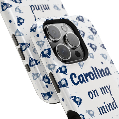 Carolina On My Mind Magnetic Tough Case for iPhone - Coastal Vibes, Perfect Gift for Beach Lovers