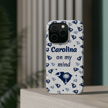 Carolina On My Mind Magnetic Tough Case for iPhone - Coastal Vibes, Perfect Gift for Beach Lovers