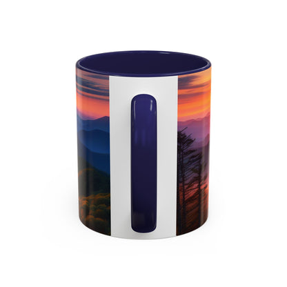 Inspiring Faith Mountains Ceramic Mug - Motivational Coffee Cup for Nature Lovers