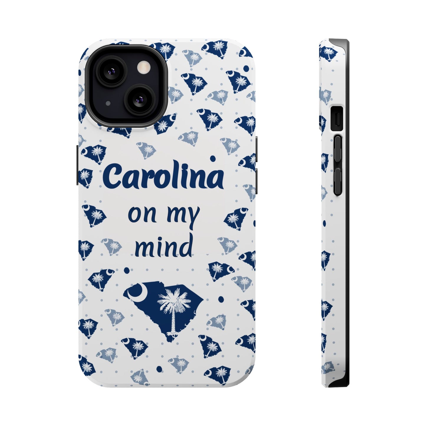 Carolina On My Mind Magnetic Tough Case for iPhone - Coastal Vibes, Perfect Gift for Beach Lovers