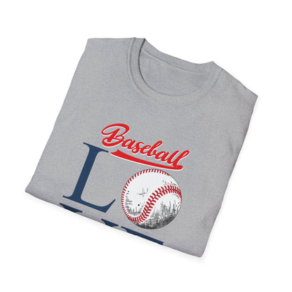 Baseball Love Unisex Softstyle T-Shirt - Perfect for Sports Fans