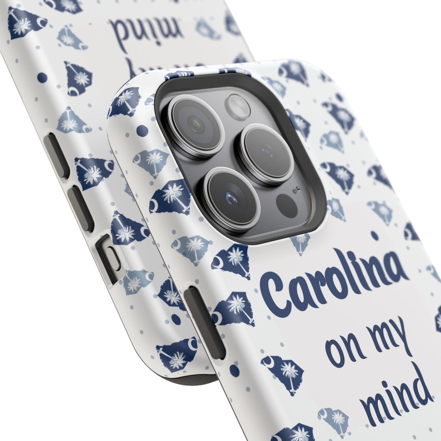 Carolina On My Mind Magnetic Tough Case for iPhone - Coastal Vibes, Perfect Gift for Beach Lovers