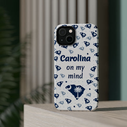 Carolina On My Mind Magnetic Tough Case for iPhone - Coastal Vibes, Perfect Gift for Beach Lovers