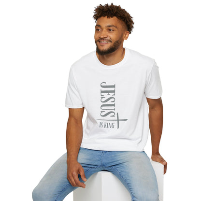 Unisex Softstyle T-Shirt | Jesus is King Inspirational Tee