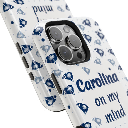 Carolina On My Mind Magnetic Tough Case for iPhone - Coastal Vibes, Perfect Gift for Beach Lovers