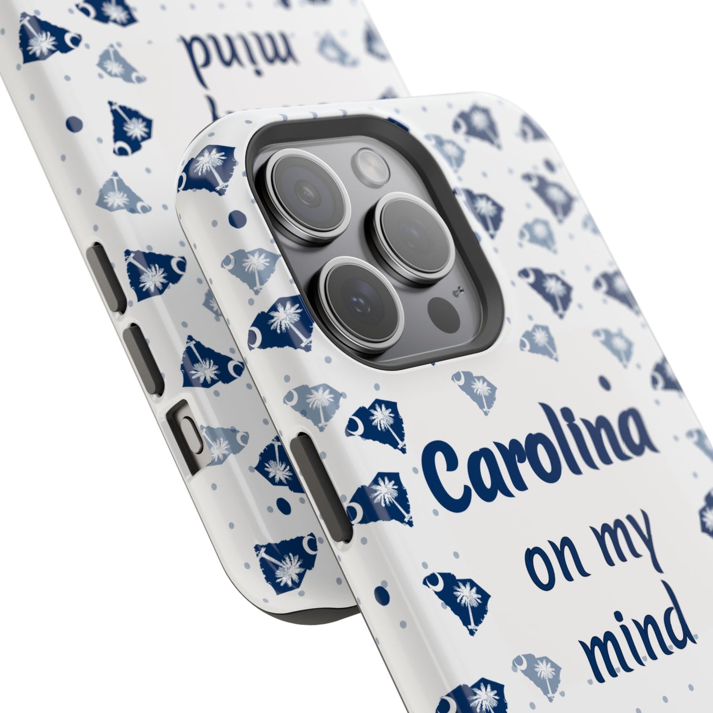 Carolina On My Mind Magnetic Tough Case for iPhone - Coastal Vibes, Perfect Gift for Beach Lovers