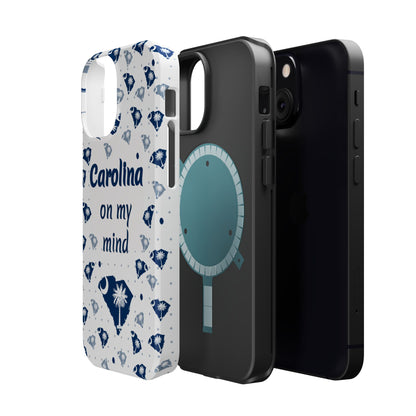 Carolina On My Mind Magnetic Tough Case for iPhone - Coastal Vibes, Perfect Gift for Beach Lovers