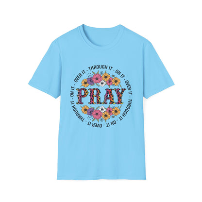 Floral Pray Unisex Softstyle T-Shirt