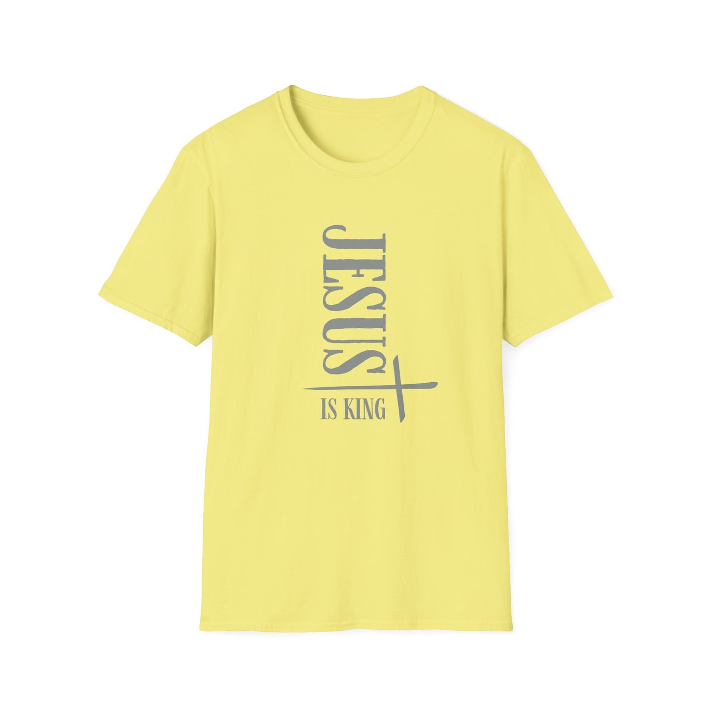 Unisex Softstyle T-Shirt | Jesus is King Inspirational Tee