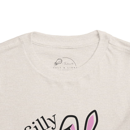 Toddler T-Shirt - Silly Rabbit, Easter is for Jesus Short Sleeve Tee