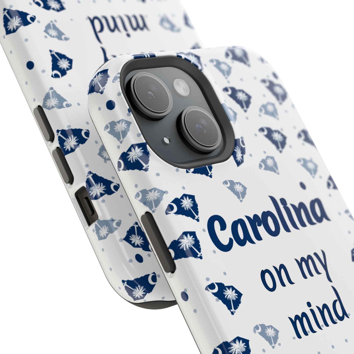 Carolina On My Mind Magnetic Tough Case for iPhone - Coastal Vibes, Perfect Gift for Beach Lovers