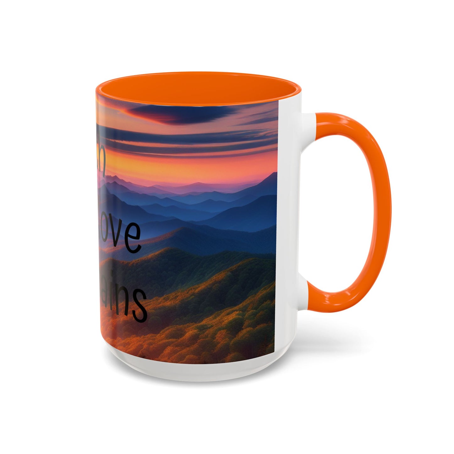 Inspiring Faith Mountains Ceramic Mug - Motivational Coffee Cup for Nature Lovers