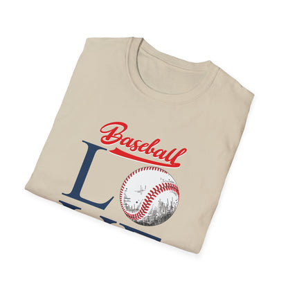 Baseball Love Unisex Softstyle T-Shirt - Perfect for Sports Fans