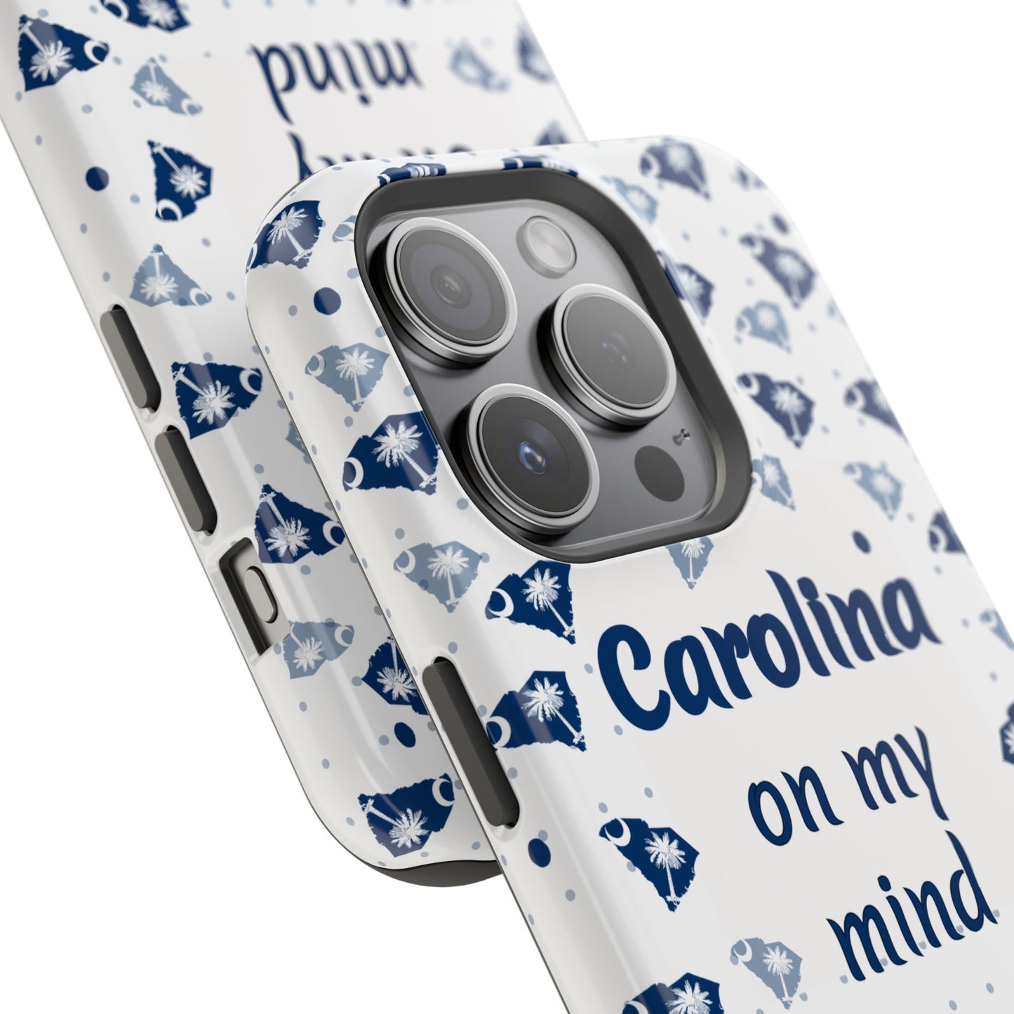 Carolina On My Mind Magnetic Tough Case for iPhone - Coastal Vibes, Perfect Gift for Beach Lovers