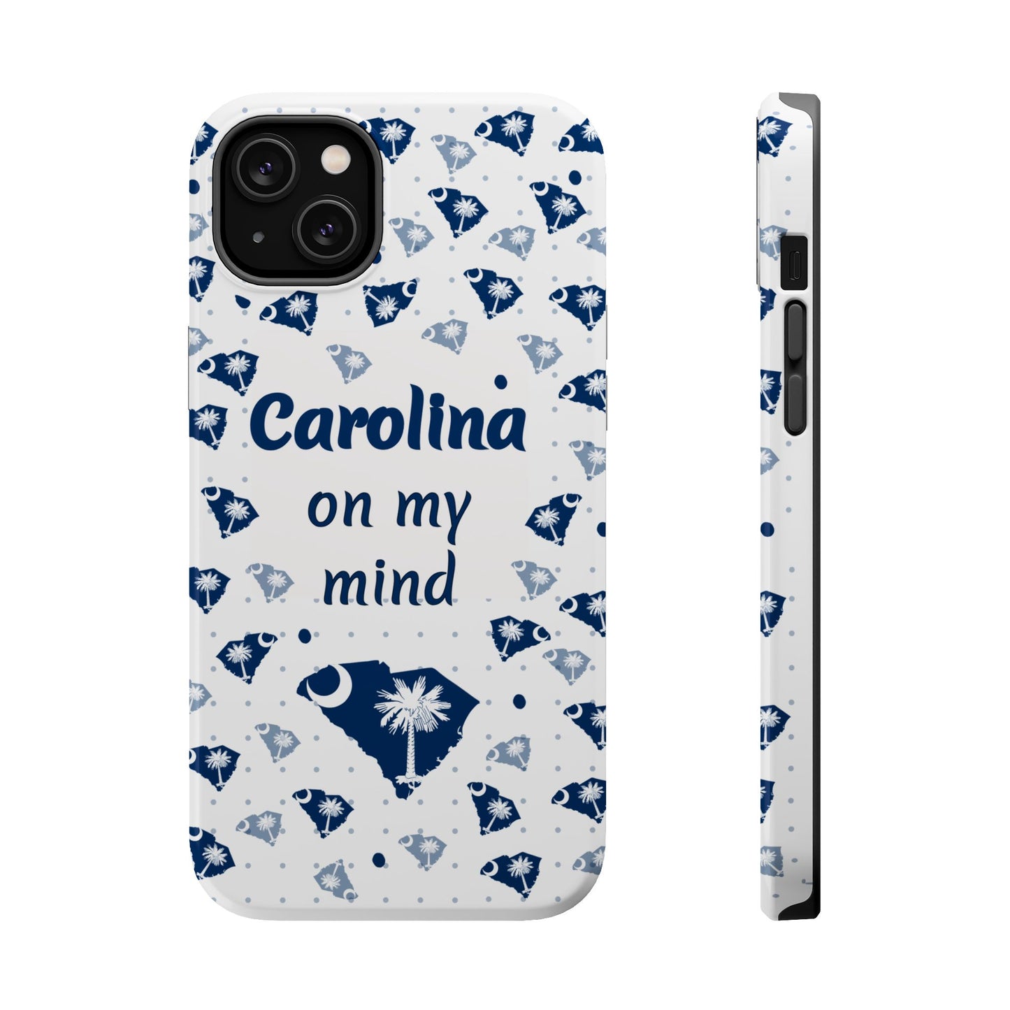 Carolina On My Mind Magnetic Tough Case for iPhone - Coastal Vibes, Perfect Gift for Beach Lovers