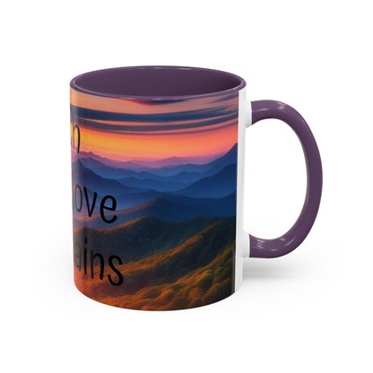 Inspiring Faith Mountains Ceramic Mug - Motivational Coffee Cup for Nature Lovers