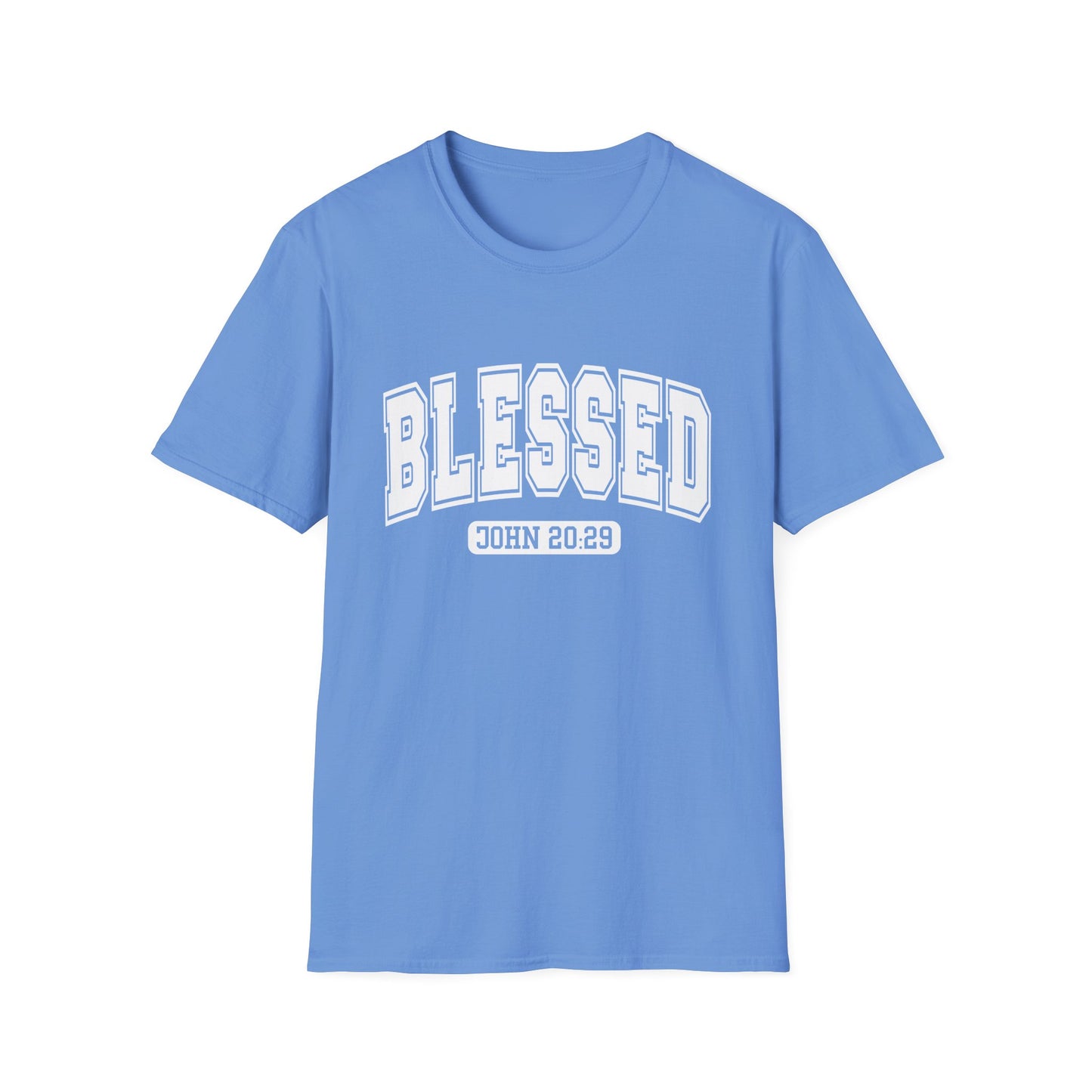 Blessed Graphic Unisex T-Shirt - John 20:29 Inspirational Tee