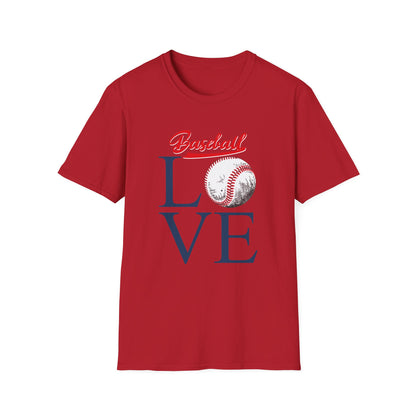 Baseball Love Unisex Softstyle T-Shirt - Perfect for Sports Fans